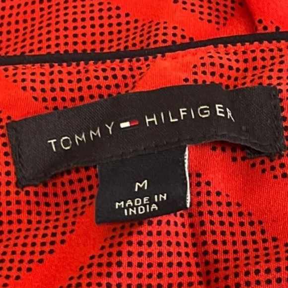 NWT TOMMY HILFIGURE Red Sleeveless Maxi Dress MED - Picture 5 of 12